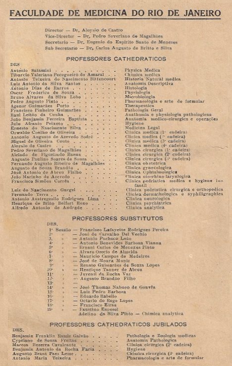 THESE DE DOUTORAMENTO - Dr. Hlio Ges Ferreira - 1924
