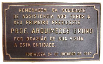 Homenagem ao Professor Arquimedes Bruno em 1997