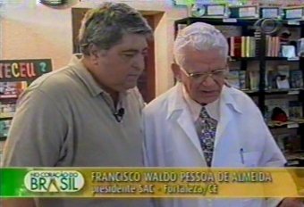 Trechos do programa "NO CORAO DO BRASIL" exibido pela TV Bandeirantes em 22/07/2005 sobre a Sociedade de Assistncia aos Cegos - SAC. O Jornalista Jos Luiz Datena entrevista o Dr. Waldo Pessoa