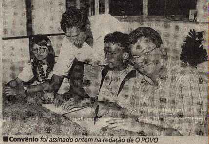 Foto do jornal O POVO